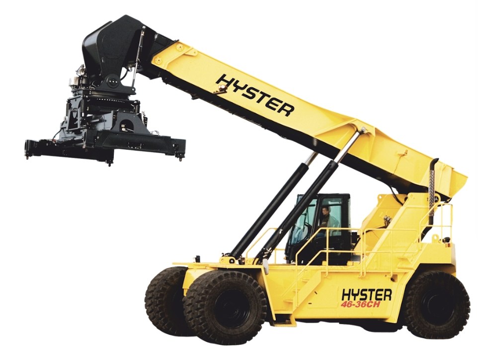 Reach stacker Hyster per container